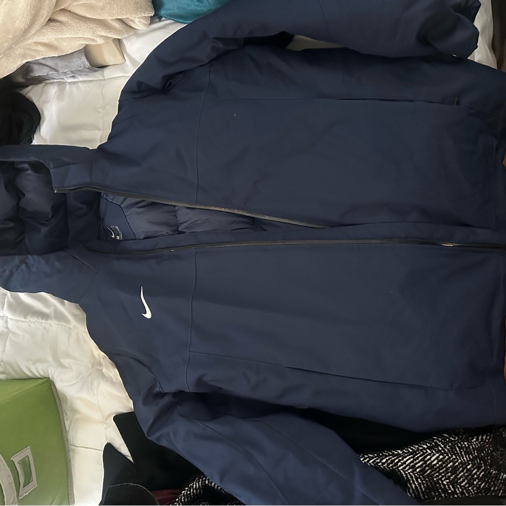 Navy blue Nike parka